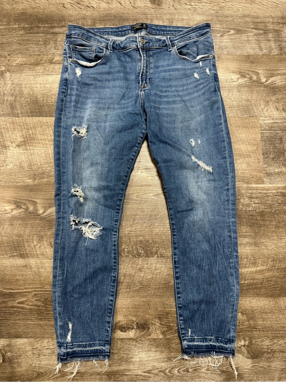 Abercrombie & Fitch Harper Low Rise Ankle Jeans Size 32/14